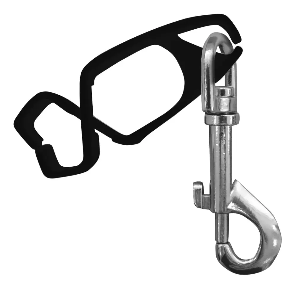 Portwest A001 Handschoen Clip (Pk40) Zwart voorkant