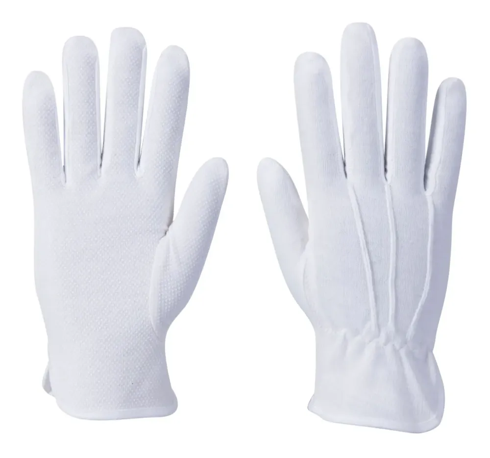 Portwest A080 Microdot Handschoen Wit voorkant
