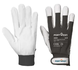 Portwest A250 Tergsus Handschoen Zwart voorkant