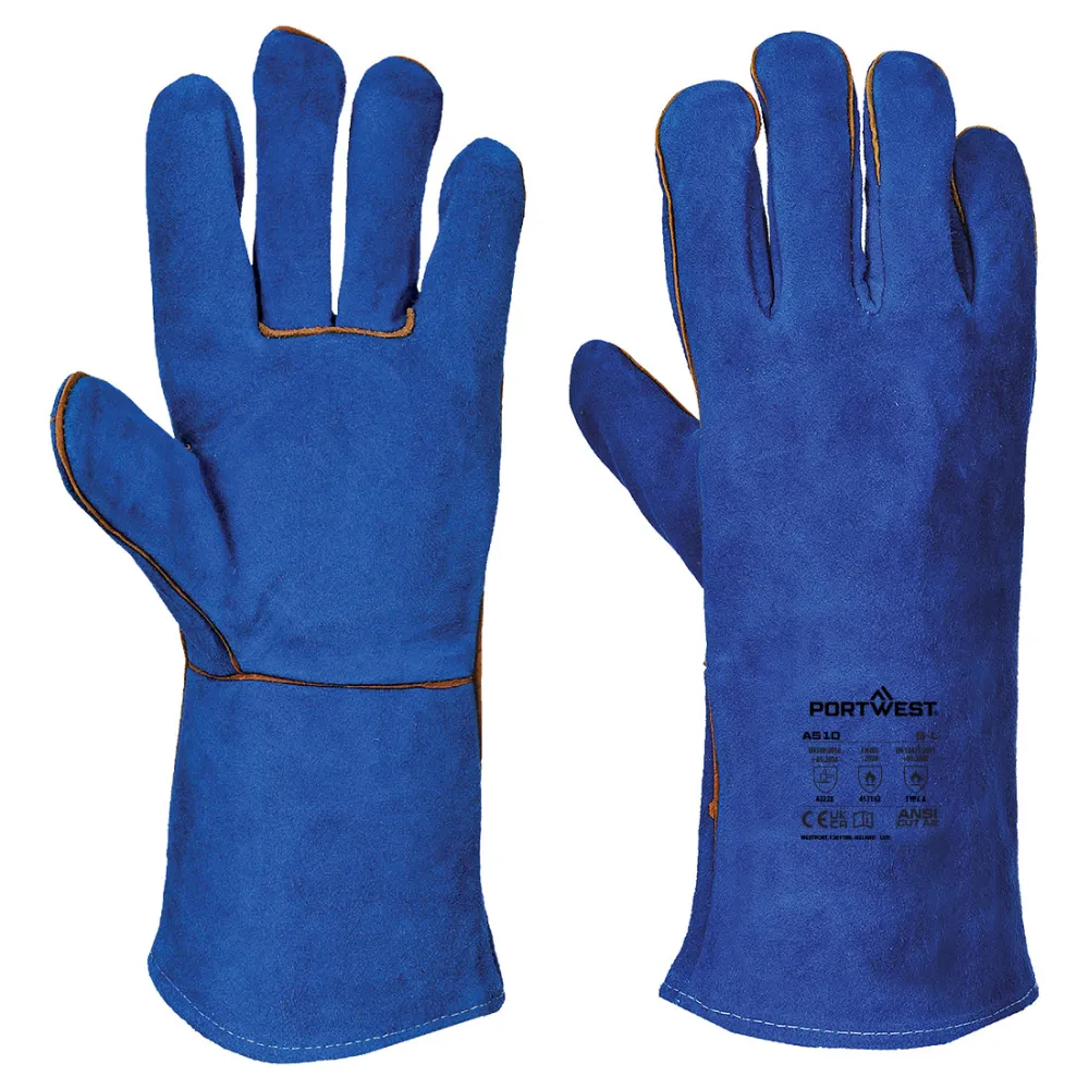 Portwest A510 Lashandschoen Blauw voorkant