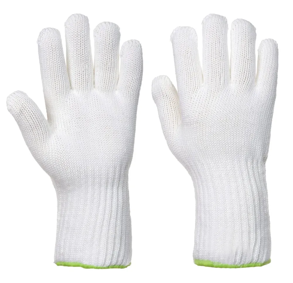 Portwest A590 Hittebestendige 250° Handschoen Wit voorkant