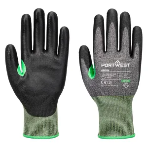 Portwest A638 CS C15 PU Snijbestendige Handschoen Grijs/zwart voorkant