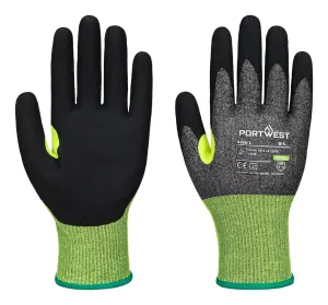Portwest A661 CS Cut E18 Nitril Zwart voorkant