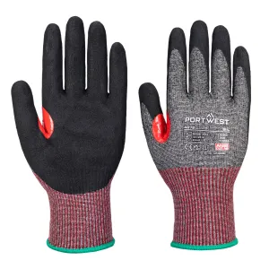 Portwest A672 CS Cut F13 Nitril Zwart voorkant