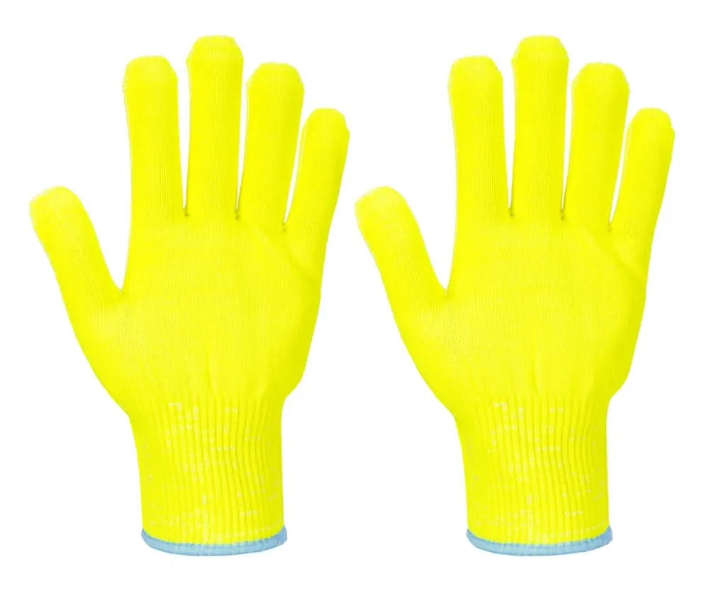 Portwest A688 Pro Cut Liner Snijhandschoen Geel voorkant