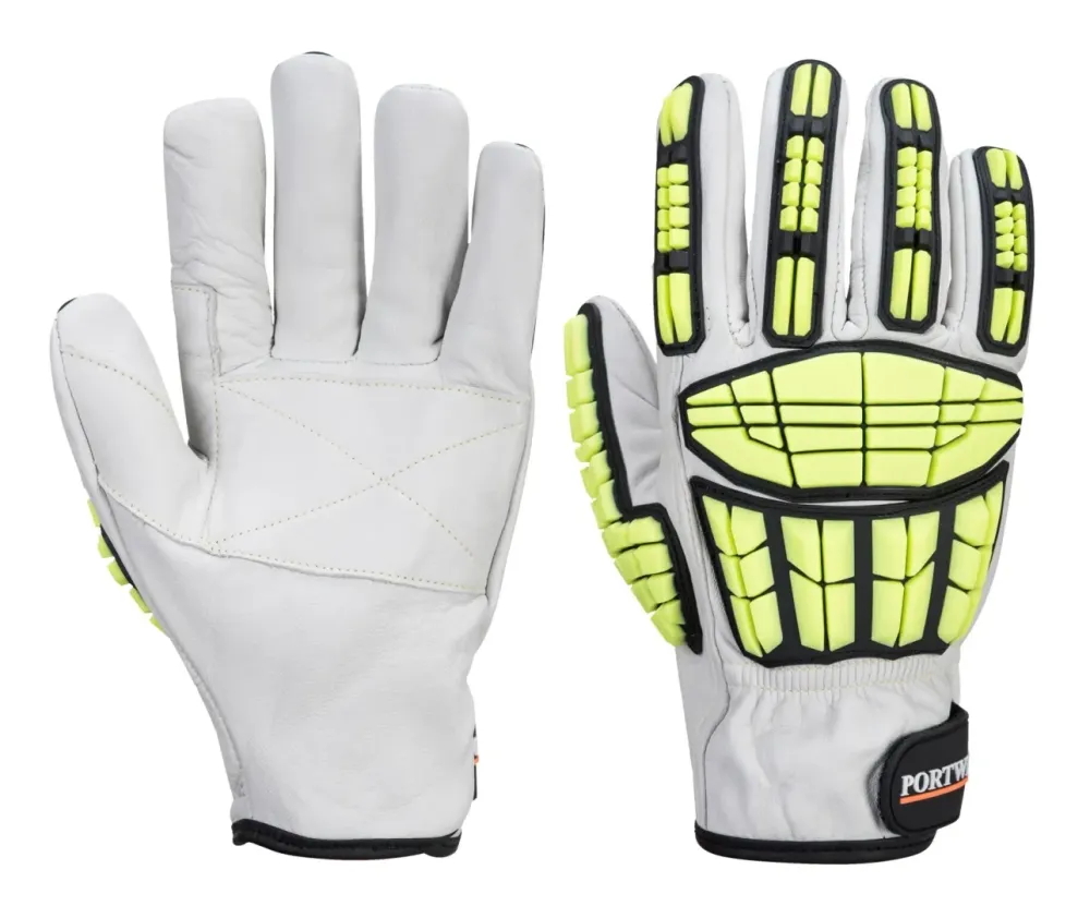 Portwest A745 Impact Pro Cut Handschoen Grijs voorkant