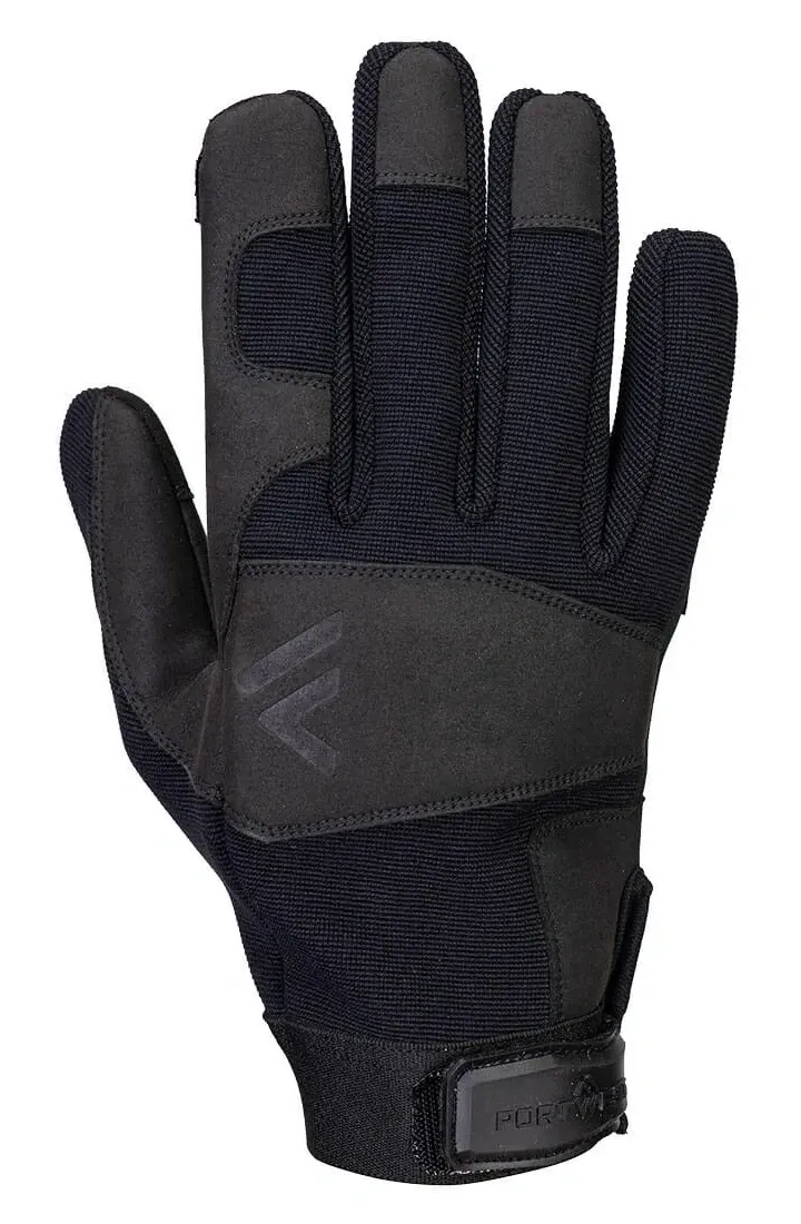Portwest A772 Pro-Utility Handschoen Zwart voorkant