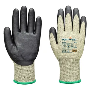 Portwest A783 Arc Grip 13F Niveau 3 Handschoen Groen/zwart voorkant
