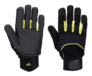 Portwest A791 Antivibratiehandschoen voor mechanica Zwart voorkant