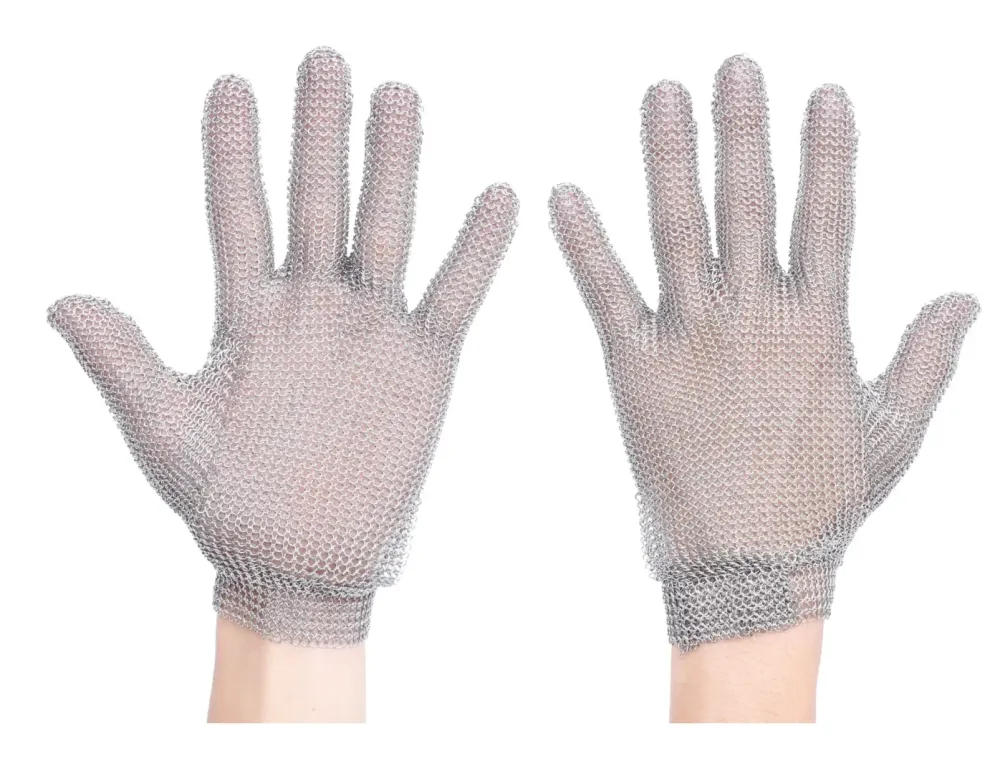 Portwest AC01 Maliënkolder handschoen Zilver voorkant