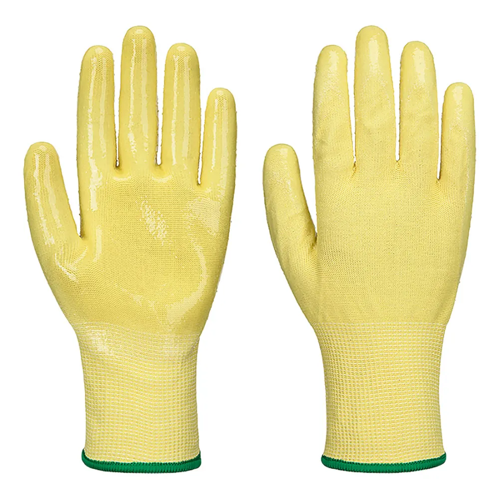 Portwest AP42 Cut E15 Silicone Heat Glove Geel voorkant