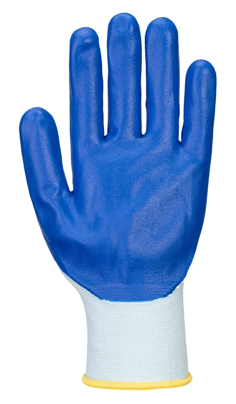 Portwest AP71 FD Grip 15 Nitril Handschoen Blauw voorkant