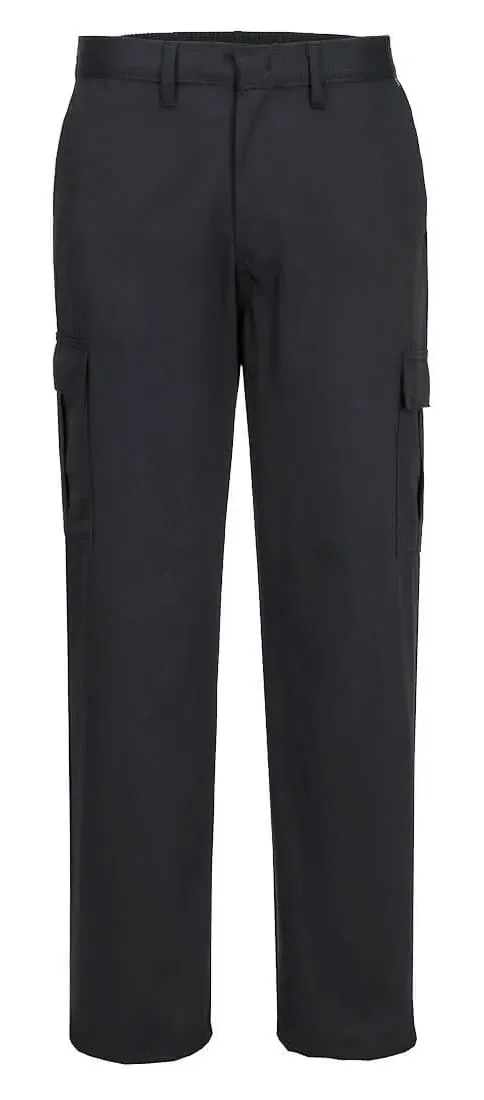 Portwest AS11 Antistatische ESD Broek Zwart voorkant