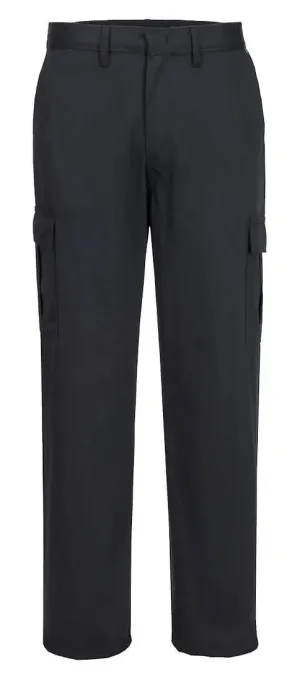 Portwest AS11 Antistatische ESD Broek Zwart voorkant