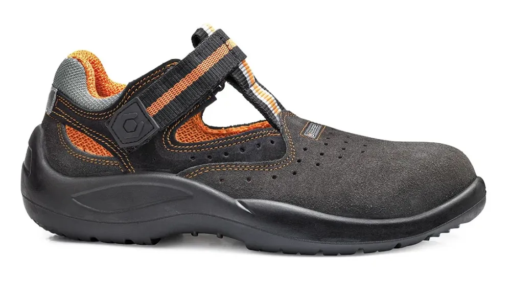 Base Protection Summer S1P SRC Grijs/oranje voorkant