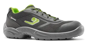 Base Protection Euston S1PS LG SC FO SR Grijs/Groen voorkant
