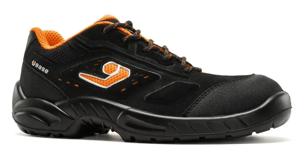 Base Protection Arenal S1PS LG FO SR Zwart/Oranje voorkant