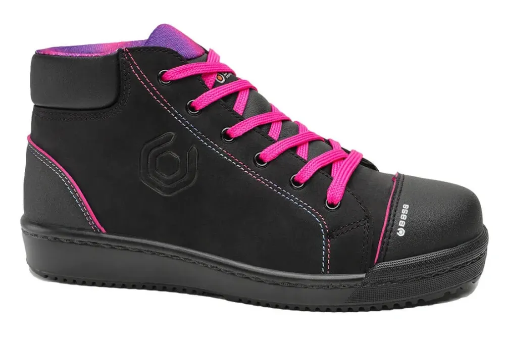 Base Protection Margot Top S3 SRC Zwart/Fuchsia voorkant