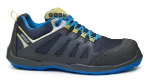 Base Protection Paddle Shoe S1P SRC Marine/geel voorkant