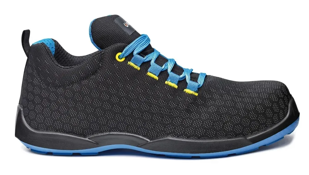 Base Protection Marathon S3S FO SR Zwart/blauw voorkant