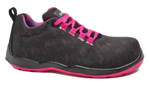 Base Protection Violet Shoe S3L FO SR Zwart/Fuchsia voorkant