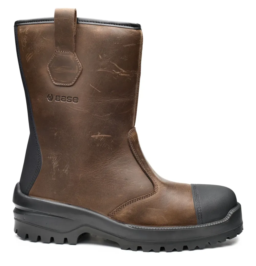 Base Protection Elk S3L HRO CI HI LG FO SR Bruin/zwart voorkant