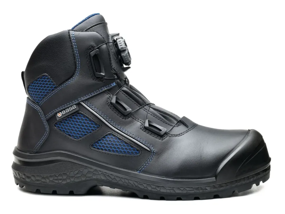 Base Protection Be-Fast Top S3 HRO CI HI SRC Zwart/blauw voorkant