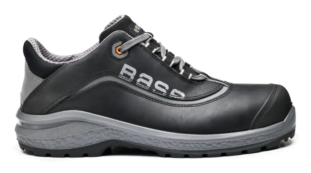 Base Protection Be-Free S3S SC LG FO SR Zwart/grijs voorkant