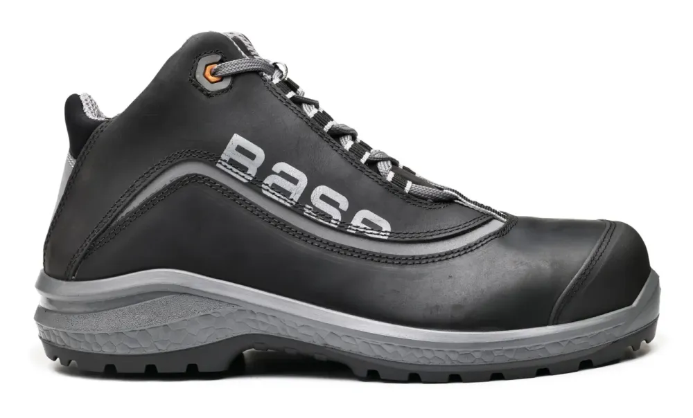 Base Protection Be-Free Top S3S SC LG FO SR Zwart/grijs voorkant