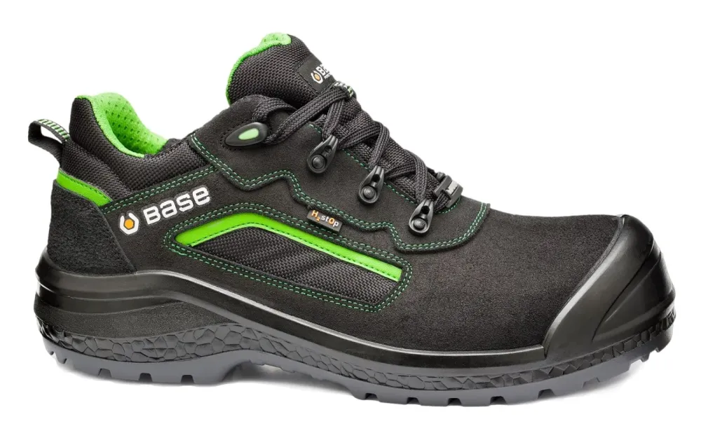 Base Protection Be-Powerful S7S SC LG FO SR Zwart/groen voorkant