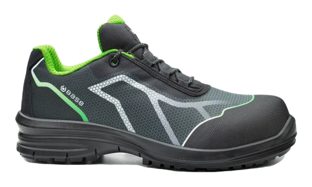 Base Protection OREN S3 Zwart/groen voorkant