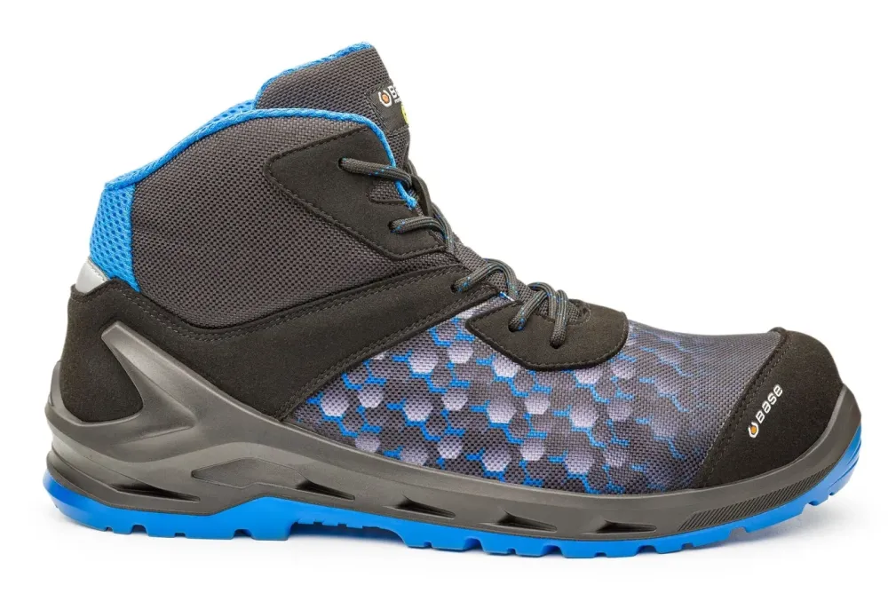 Base Protection I-Robox Blue Top S3 ESD SRC Cool Grijs voorkant