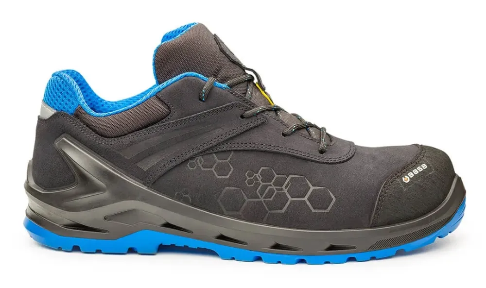 Base Protection I-Robox Shoe S3 CI ESD SRC Zwart/blauw voorkant