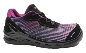 Base Protection Arya Shoe S1P ESD SRC Zwart/Fuchsia voorkant