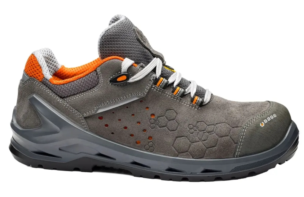 Base Protection I-Tool Shoe S1P ESD SRC Grijs/oranje voorkant