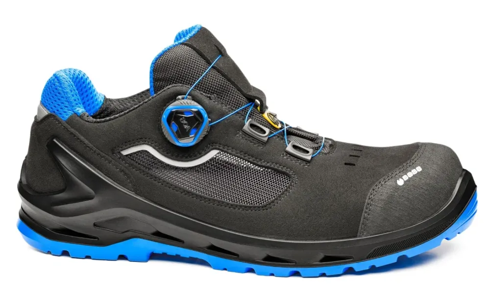 Base Protection I-Code Shoe S1P ESD SRC Zwart/blauw voorkant