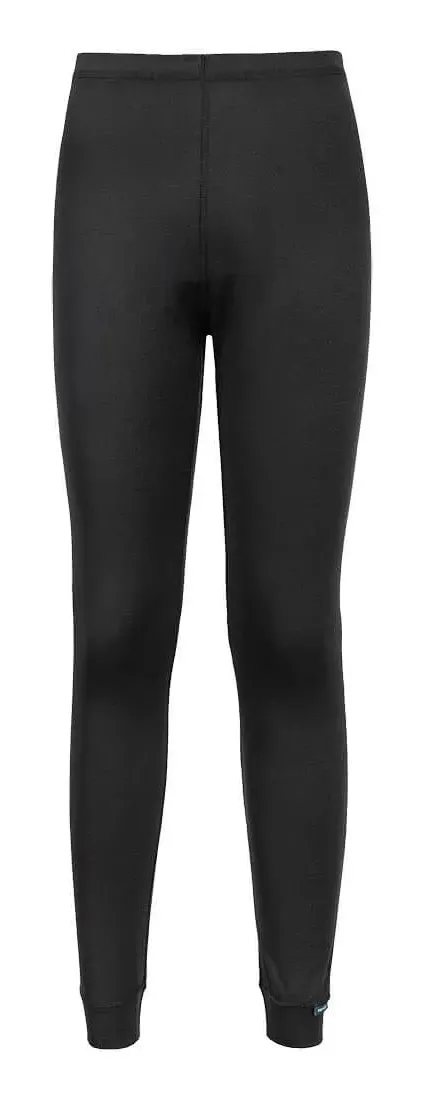 Portwest B135 Thermische Basislaag Legging Zwart voorkant