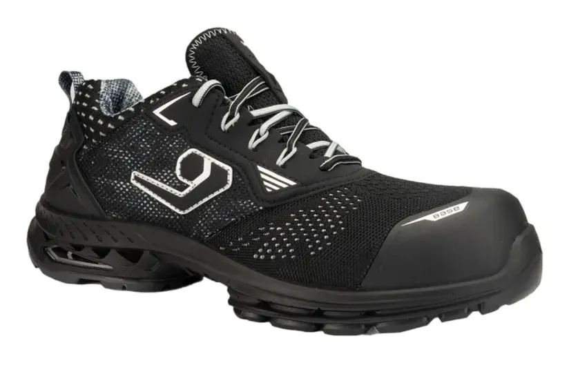 Base Protection London S1PS ESD LG SC FO SR Zwart/grijs voorkant