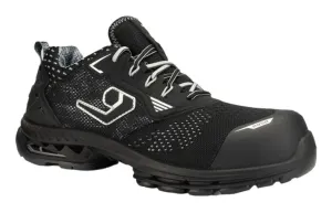 Base Protection London S1PS ESD LG SC FO SR Zwart/grijs voorkant