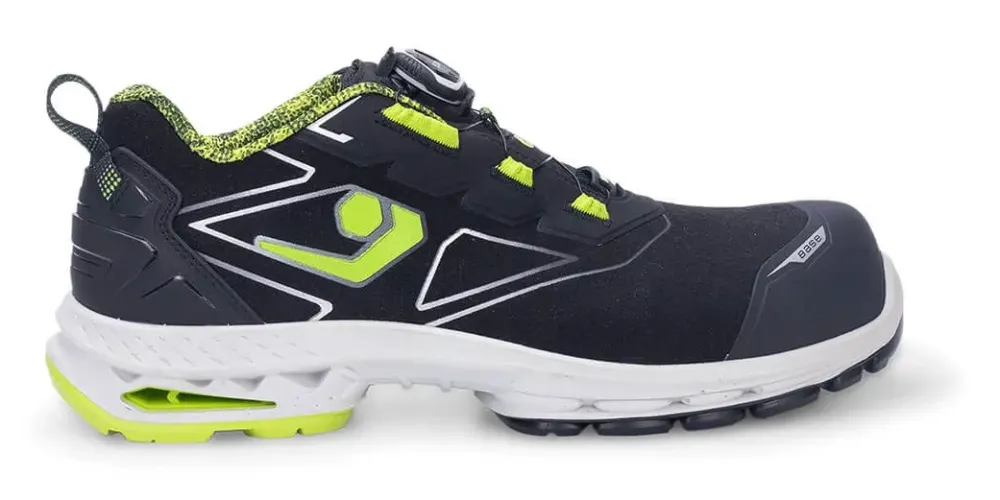 Base Protection Helsinki S7S ESD LG SC FO SR BOA Zwart/groen voorkant