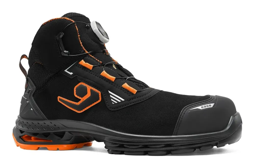 Base Protection Tokyo S3S ESD LG FO SR Zwart/Oranje voorkant