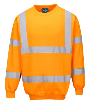 Portwest B303 Hi-Vis Sweatshirt Oranje voorkant