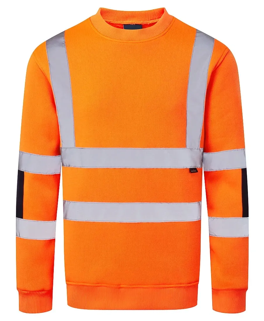 Portwest B313 Hi-Vis Knit Sweatshirt Oranje voorkant