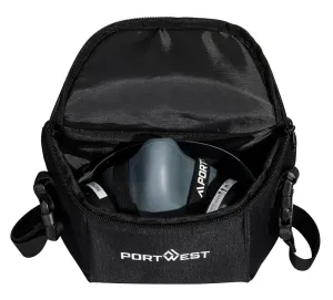 Portwest B940 Half Mask Storage Bag Zwart voorkant