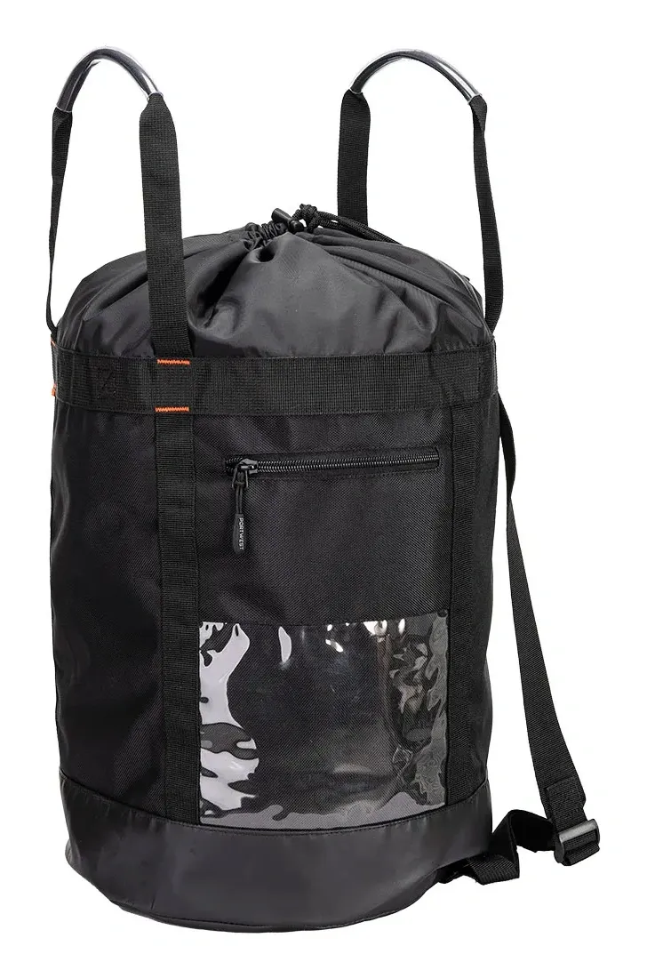 Portwest B967 Rope Bag Zwart voorkant