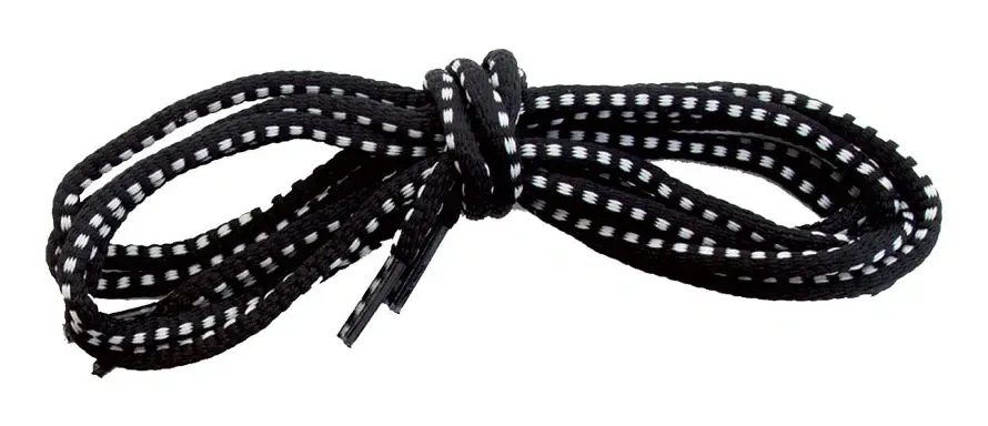 Base Protection Laces 120CM Zwart/grijs voorkant