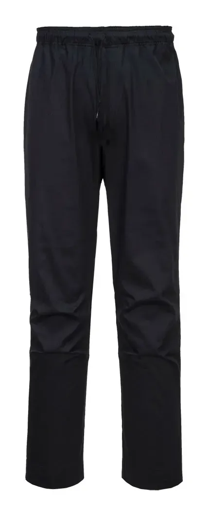 Portwest C073 Chef's MeshAir Pro Surrey Broek Zwart voorkant