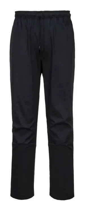 Portwest C073 Chef's MeshAir Pro Surrey Broek Zwart voorkant