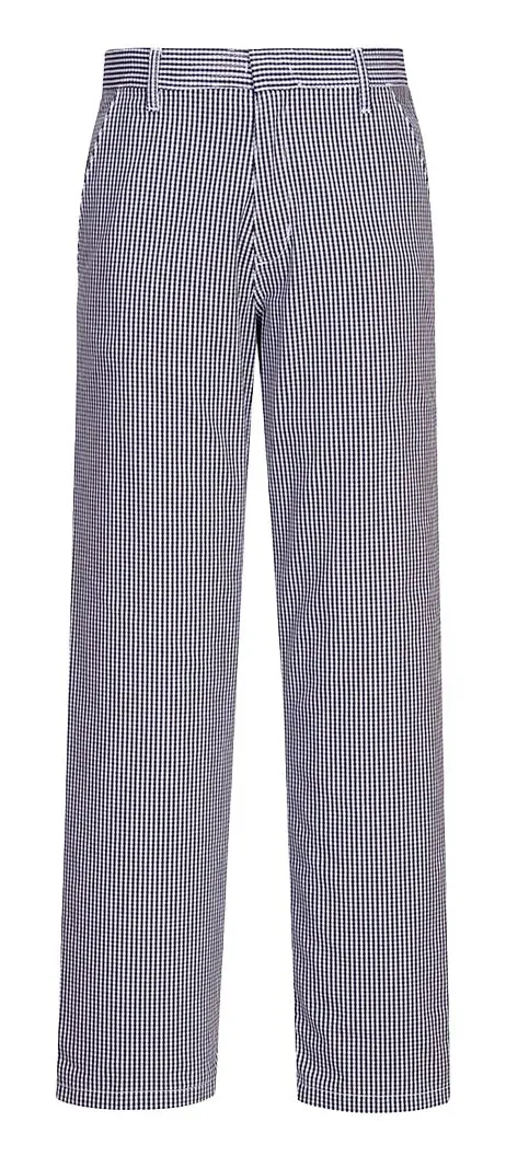 Portwest C075 Barnet koksbroek Blauwe Check voorkant