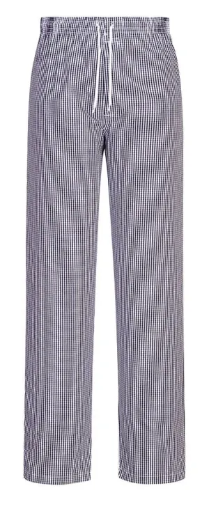 Portwest C079 Bromley koksbroek Blauwe Check voorkant